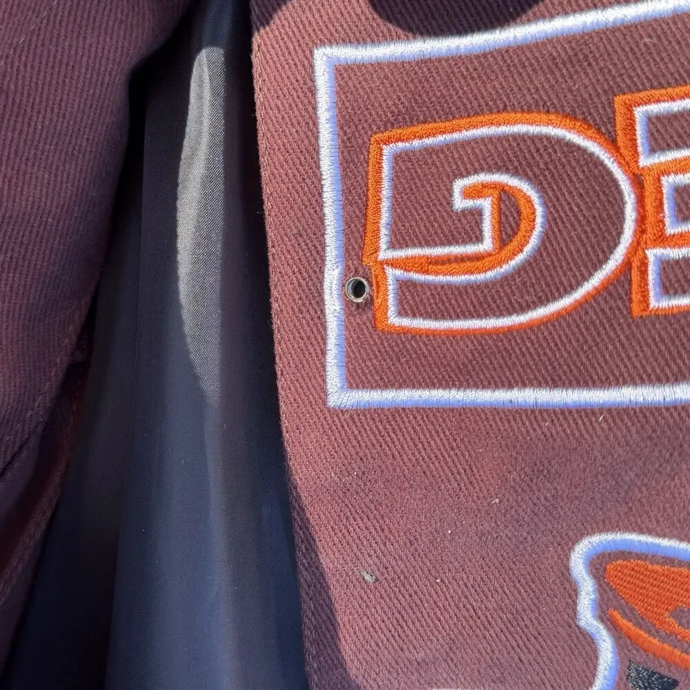 Rare Vintage Cleveland Browns Legacy Football Jacket NFL Coat XL - Picture 3 of 6